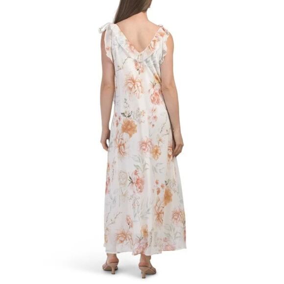 Christian Lacroix Floral Ruffle Midi Dress - Picture 11 of 11